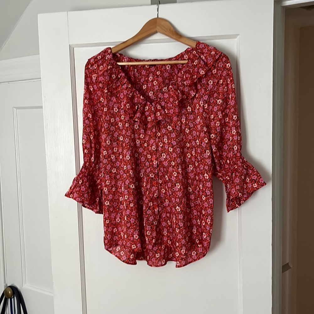 Ann Taylor floral shirt